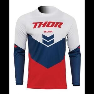 Thor | Sector Chev | Motocross Jersey | M | SM | Red & Navy